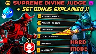 How to Use DIVINE JUDGE WISELY 😳 | JUDGE Vs CENTURION || EASIEST EXPLANATION 🤩 ||| Shadow Fight 3