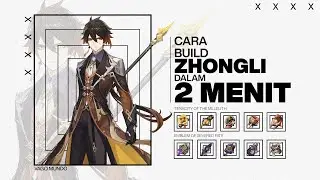 CARA BUILD ZHONGLI F2P DALAM 2 MENIT!!! Genshin Impact Indonesia