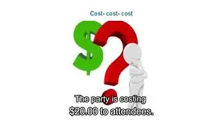 Ways to use the verb Cost- cost- cost.