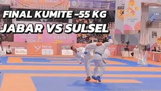 Final Kumite -55 Kg Muhammad Tegar (JABAR) vs Angga Pratama (SULSEL)