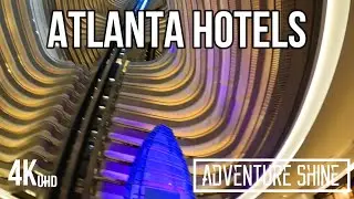 Looking Around the Hotel - Hilton & Marriott Marquis - Atlanta, GA USA