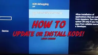 HOW TO UPDATE KODI **** or install LATEST STABLE VERSION Amazon Fire Stick