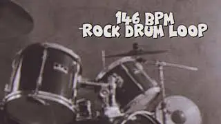 146 BPM Rock Pop Drums Backing Track