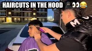 HAIRCUTS IN THE HOOD!