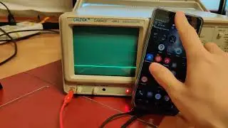 40Mhz analog Oscilloscope test
