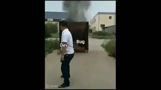 DEV VS BUG VS STACK OVERFLOW (meme de programacion)