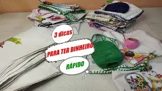 📢 Como iniciar um ESTOQUE de PANOS DE PRATO #dicas pra conseguir dinheiro rápido #crochet