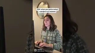 When you gotta restart a project 😒 