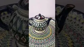 чайник синий