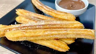 Réalisez ces magnifiques et délicieux CHURROS avec seulement 2 ingrédients !