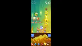 Cut the Rope 2. Completed levels 153, 154, 155, 156, 157, 158