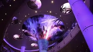 LED Screen Tree - Interior cruise ship design