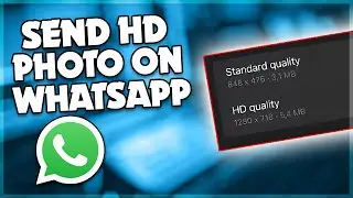 How to Send HD photo on WhatsApp | TECH ON |