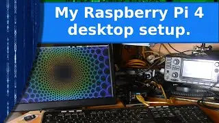 Electronics - My Raspberry Pi 4 desktop setup.
