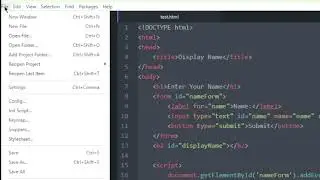 Basic navigation in Atom editor