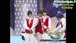 101208~Cut~Eunhyuk dancing Sorry Sorry~ funny~