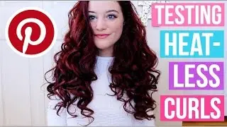 TESTING PINTEREST HEATLESS OVERNIGHT CURLS HAIRSTYLES