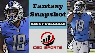 Fantasy Football 2018 - Week 4 Fantasy Snapshot Kenny Golladay