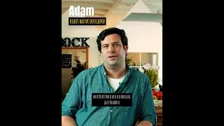 Adam, React Native Developer # What do you like about working in Creative Dock?