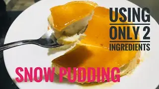 Snow Pudding | Only 2 Ingredients | How to make easy snow pudding- Pinch Of Salt
