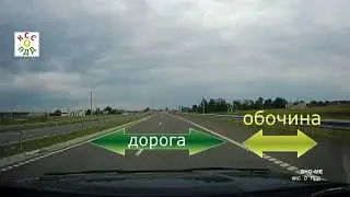 ПДД Дорога Полоса движения Обочина
