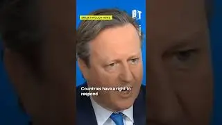 David Cameron: Iran’s attack was reckless, but if the British embassy was attacked, we would respond