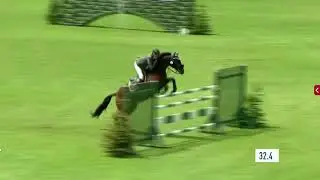 Dani Cuomo & Quality Street sired by Beach Ball   Hickstead Master's Trophy