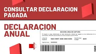 consultar declaración anual pagada SAT 2023 sin complicación
