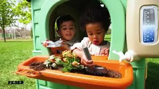 FEBER Domek ogrodowy Recycle Eco Segregacja Odpadów Zielona Energia
