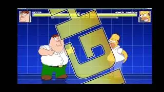 MUGEN BATTLE #16 Peter Griffin VS Homer Simpson
