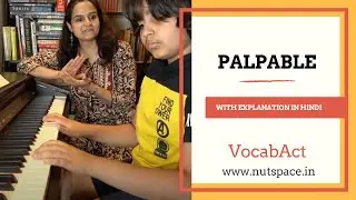 Palpable Meaning & Pronunciation | English & Hindi Vocabulary | VocabAct