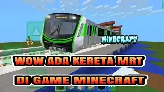 Wow ||| ada kereta MRT di game minecraft