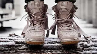 ARMY HYPEBEAST NIKE SPECIAL FIELD AIR FORCE 1 STRING ON FEET REVIEW (SF AF1)