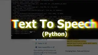 How To Install Text-To-Speech Python Package On Windows | Python pyttsx3  Installation | 2019