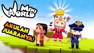 BARU MAIN LANGSUNG MENANG MINI PUBG!! 😎 - Mini World Block Art Indonesia Multiplayer