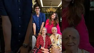 raveena tandon #rasha thadani family photo #shorts