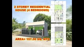 TWO STOREY RESIDENTIAL HOUSE ( 4 BEDROOMS)