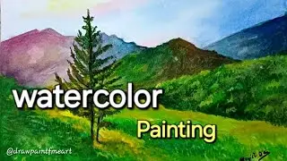 AMAZING Landscape Painting Tutorial | Watercolor Painting
