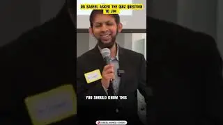 Dr sabeel asked the quiz question to Jim  | Dr. Sabeel Ahmed