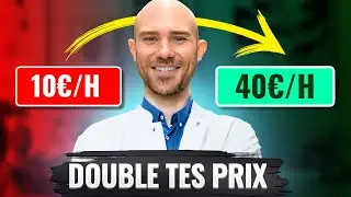 Tu dois DOUBLER tes prix : voici pourquoi (mon modèle)