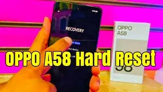 طريقة فورمات هاتف اوبو a58 المغلق بنمط الشاشة How to hard reset oppo a58 pattern lock, factory reset