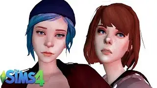 [CAS] Life is Strange: Max Caulfield and Chloe Price (The Sims 4 Создание персонажа | Скачать)