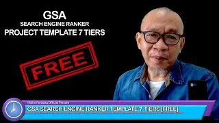 GSA Search Engine Ranker Template Project 7 TIER, Hemat Proxy | GRATIS
