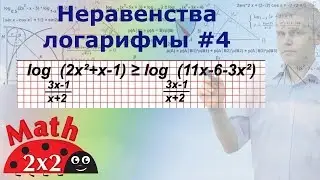 Подготовка к ЕГЭ по математике Задание 15 Неравенство логарифмы #4