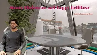 Merry Christmas - Starfield -2 mod quick look - mainly Merry Christmas from Captain Locke and Crew