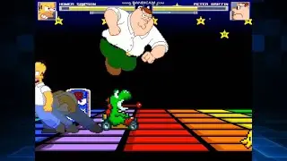 M.U.G.E.N Battle 3: Homer Simpson VS Peter Griffin