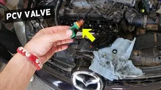 PCV VALVE LOCATION REPLACEMENT MAZDA CX-7 MAZDASPEED 3 6 2.3 CX7