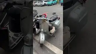 Старая весна на дарогах Вьетнама #веспа #скутер #вьетнам