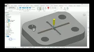 Autodesk PowerMill  - Slot Machining