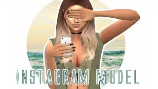 The Sims 4: Create A Sim | INSTAGRAM MODEL - Collab w/ Jim the Sim + FULL CC LIST!